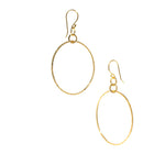 Hoop Treasure Earrings Gold crafted in premium gold vermeil over 925 sterling silver with coastal-inspired hoop design.