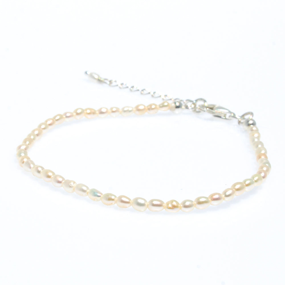 Mermaids Treasure Pearl Bracelet Silver crafted in premium 925 sterling silver featuring genuine freshwater pearls in a timeless coastal-inspired bracelet design.