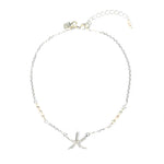 silver starfish anklet 